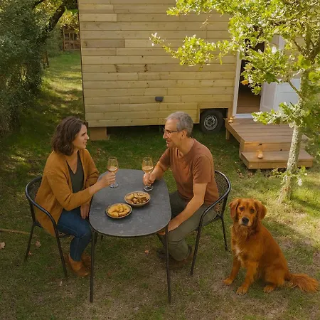 Lüks kamp alanı La Tiny Roulotte Pontchâteau